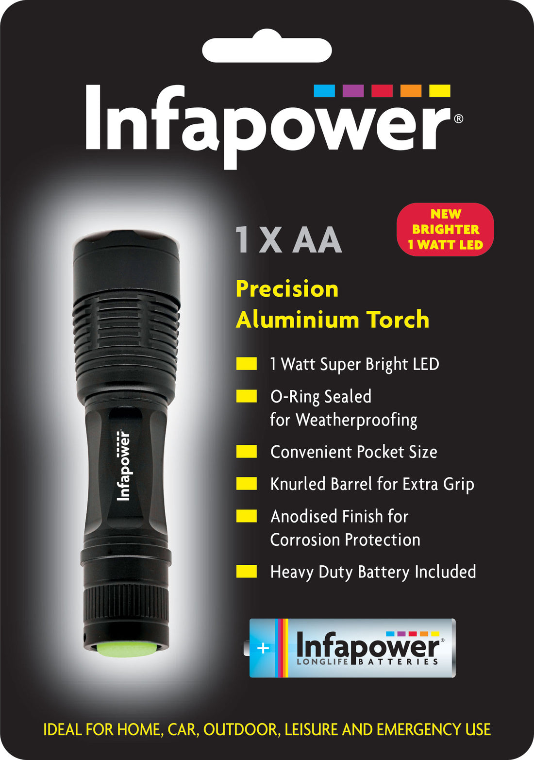 1 x AA PRECISION ALUMINIUM TORCH