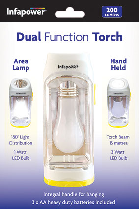 LED DUAL FUNCTION TORCH