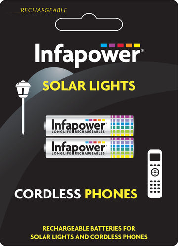 2 x AAA 1.2v 700mAh Solar Lights/Cordless Phone