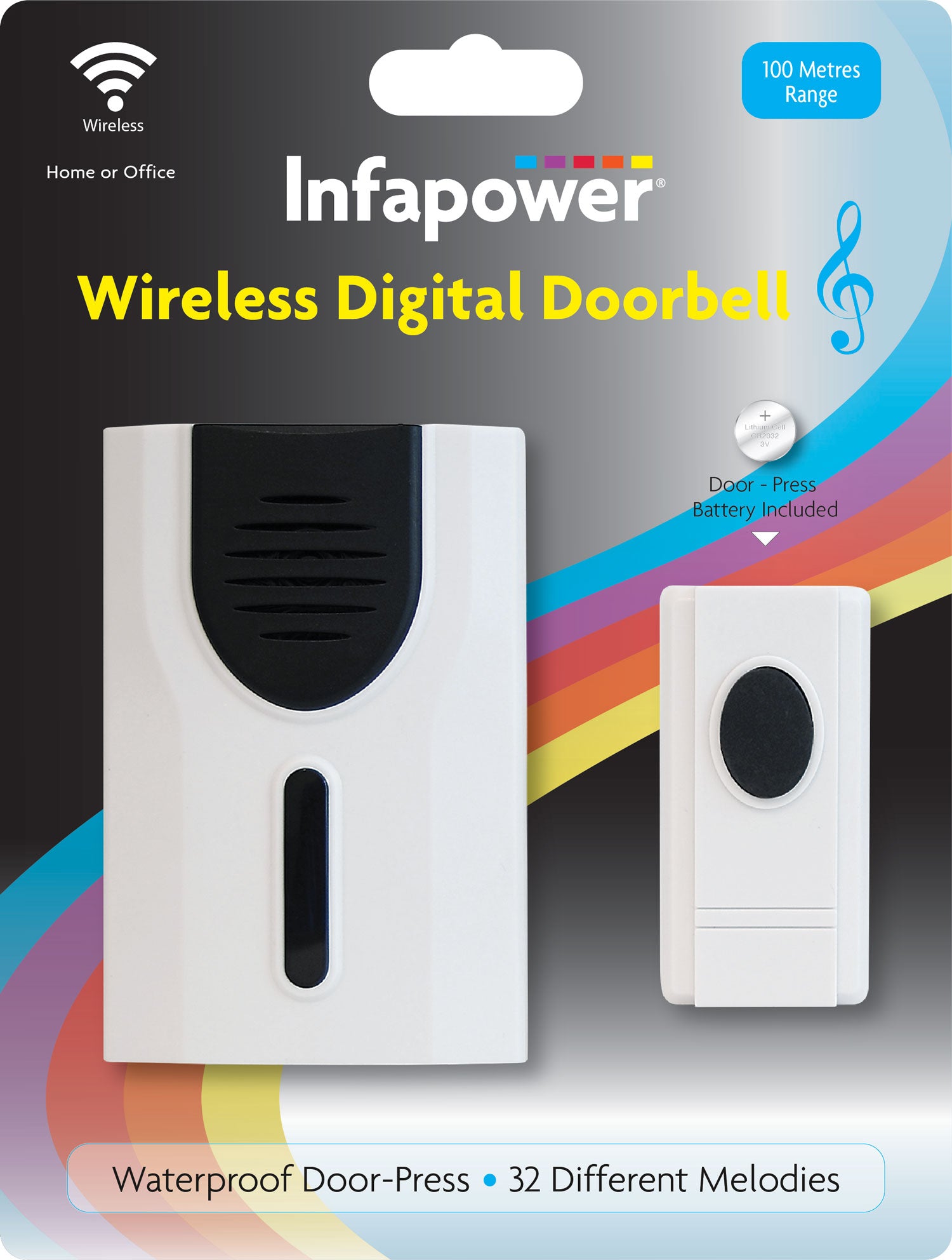 WIRELESS DIGITAL DOORBELL (Battery Operated)