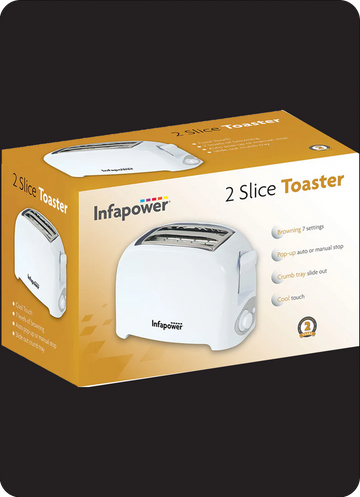 2 SLICE TOASTER (WHITE)