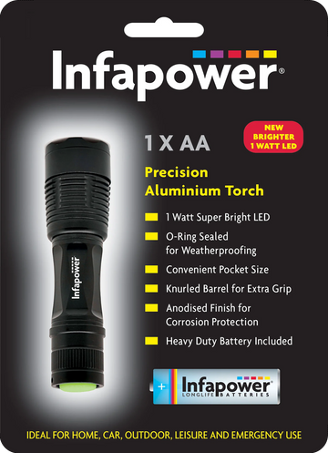 1 x AA PRECISION ALUMINIUM TORCH